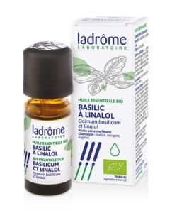Basilic à linalol (Ocimum basilicum ct linalol) BIO, 10 ml
